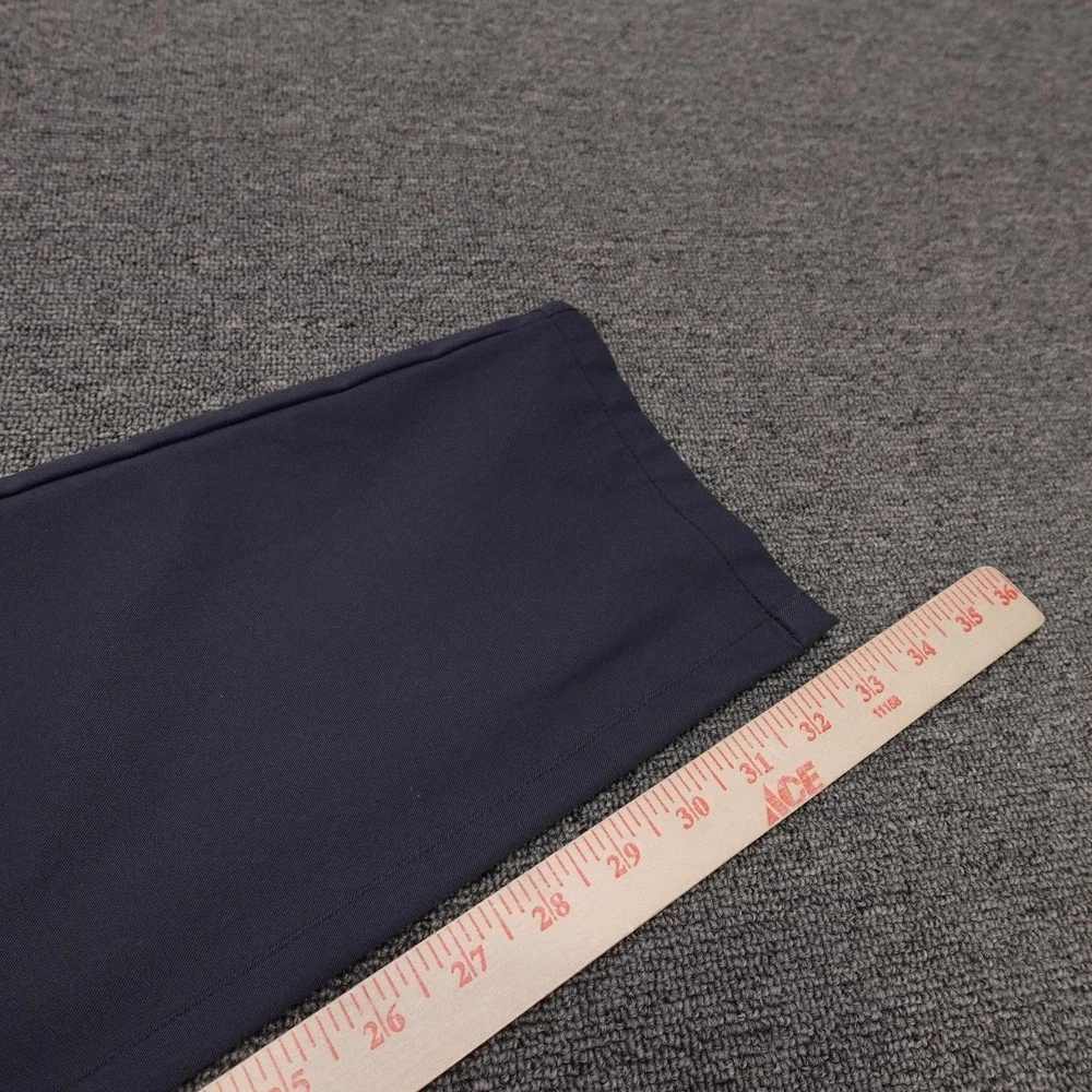 Jack Archer Pants Mens 34x34 Deep Blue Microfiber Chino Straight Leg Casual